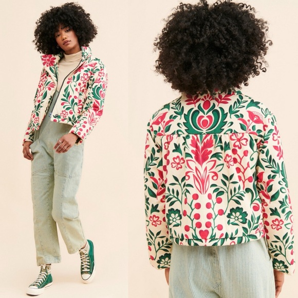 Anthropologie Jackets & Blazers - By Anthropologie Floral Patterned Jacket Size Small NWOT $168
